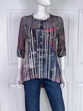 VANGO PARIS women's 3/4 sleeve sweater size 8